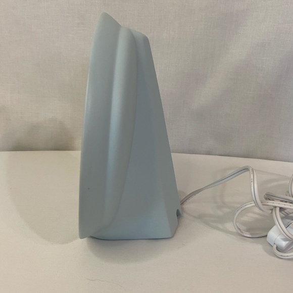 Jesus Table Lamp Nightlight Blue White Porcelain Bisque Easter Religious Vintage - Picture 2 of 9